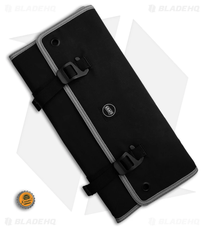 KNAFS BurritoGrande EDC Storage Roll Carry Case - BlackWaxed Canvas 4 KNAFS BurritoGrande EDC Storage Roll Carry Case - BlackWaxed Canvas - Image 4