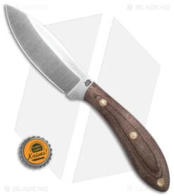 LT Wright Large Northern Hunter Fixed Blade Matte Rustic Brown (4.25" Satin) -Knife Craft Store LT Wright Large Northeren Hunter FBK Matte Rustic Brown BHQ 174626 td size large