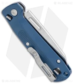 Leatherman Free K2 Multi 7-in-1 Folding Knife Navy (3.3" Satin) -Knife Craft Store Leatherman Free K2 Multi Purpose 7 in 1 Navy Satin 832897 BHQ 112285 jr side large