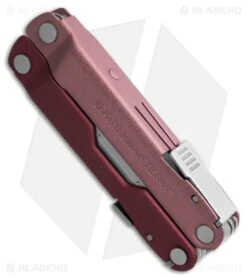 Leatherman Rebar Heathered Cranberry Multi-Tool (17-in-1) 833316 -Knife Craft Store Leatherman Rebar Heathered Cranberry Multi Tool w Nylon Sheath 17 in 1 BHQ 211583 td side large