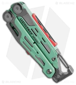 Leatherman Signal Aqua/Silver Multi-Tool (19-in-1) 833185 6 Leatherman Signal Aqua/Silver Multi-Tool (19-in-1) 833185 -Knife Craft Store Leatherman Signal Aqua Silver Multi Tool BHQ 209090 td side large