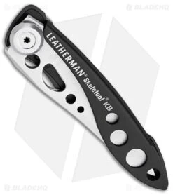 Leatherman Skeletool KB Liner Lock Knife Black Stainless (2.6" Satin) 832385 -Knife Craft Store Leatherman Skeletool KB black stainless satin BHQ 74435 er spine large