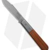 LionSteel Roundhead Spear Point Slip Joint Knife Brown Santos Wood (3" Satin)