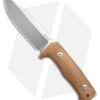 LionSteel T5 Fixed Blade Knife Natural Micarta (5" Satin)