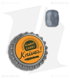 LionSteel TiP Blue Titanium Bead -Knife Craft Store LionSteel TiP Blue Ti Bead BHQ 85210 er bottlecap large