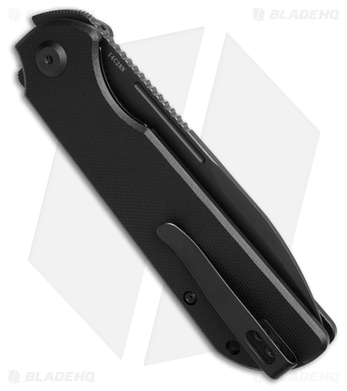 Liong Mah Design Binary Liner Lock Knife Black G-10 (3.75" Black SW) 3 Liong Mah Design Binary Liner Lock Knife Black G-10 (3.75" Black SW) - Image 3