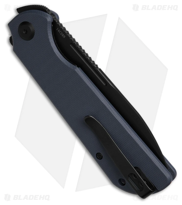 Liong Mah Design Binary Liner Lock Knife Blue G-10 (3.75" Black SW) 3 Liong Mah Design Binary Liner Lock Knife Blue G-10 (3.75" Black SW) - Image 3