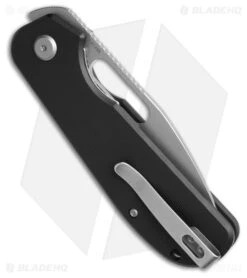 Liong Mah Design EFD Liner Lock Knife Black G-10 (3.5" Stonewash) -Knife Craft Store Liong Mah Designs EFD Liner Lock Knife Black G 10 3in SW BHQ 215750 td side large