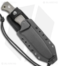 LionSteel T6 Hunting Fixed Blade Knife Green Micarta (6" Satin) -Knife Craft Store Lionsteel T6 Hunting Fixed Blade Green Micarta Satin BHQ 144734 jr sheath large