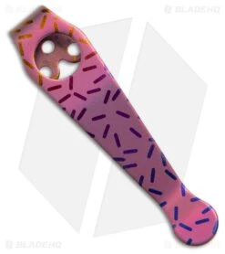 Lynch Northwest Standard Titanium Spyderco Pocket Clip - Dessert Warrior