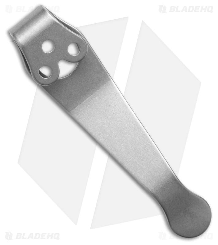 Lynch Northwest Standard Titanium Spyderco Wire Clip (Stonewashed) 2 Lynch Northwest Standard Titanium Spyderco Wire Clip (Stonewashed) - Image 2