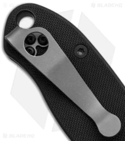 Lynch Northwest Spyderco Para 3 Right Hand Pocket Clip (Stonewashed) -Knife Craft Store Lynch Northwest Ti Sandwashed Pocket Clip Spyderco Para 3 BHQ 82655 er sample large