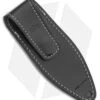 MKM Leather Fixed Blade Magnetic Pocket Sheath - Black