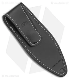 MKM Leather Fixed Blade Magnetic Pocket Sheath - Black