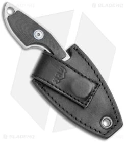 MKM Voxnaes Mikro 2 Fixed Blade Knife Black G-10 (2" SW Sheepsfoot) MR02-GBK -Knife Craft Store MKM MIKRO 1 Fixed Black G 10 SW BHQ 121223 jr sheath large
