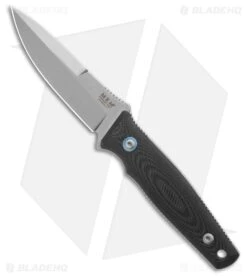 MKM Terzuola TPF Defense MagnaCut Fixed Blade Knife Black G-10 (3.3" Stonewash)