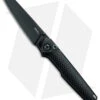 MKM Miura Button Lock Knife Black Ti (2.72" Black M390) MK MI-TDSW