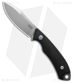 MKM Pocket Tango 1 MagnaCut Fixed Blade Knife Black G-10 (2.91" Stonewash)