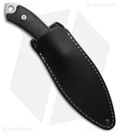 MKM Pocket Tango 1 MagnaCut Fixed Blade Knife Black Carbon Fiber (2.91" Satin) -Knife Craft Store MKM Pocket Tango 1 MagnaCut Fixed Blade Knife Carbon Fiber 2in Satin BHQ 188210 td side large