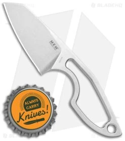 MKM Voxnaes Mikro 2 Fixed Blade Knife Skeletonized Stainless Steel (2" SW) -Knife Craft Store MKM Voxnaes Mikro 2 Fixed Skeletonized SS SW BHQ 117244 jr bottlecap large