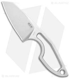 MKM Voxnaes Mikro 2 Fixed Blade Knife Skeletonized Stainless Steel (2" SW)