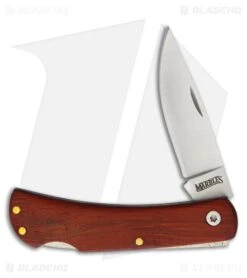 Marbles Lockback Drop Point Lockback Knife Wood (2.4" Satin)