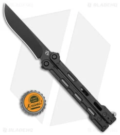 Mantis Flyswitch Standard Balisong Butterfly Knife Black Titanium -Knife Craft Store Mantis Bali Song Flyswitch Black Black BHQ 144833 jr bottlecap large