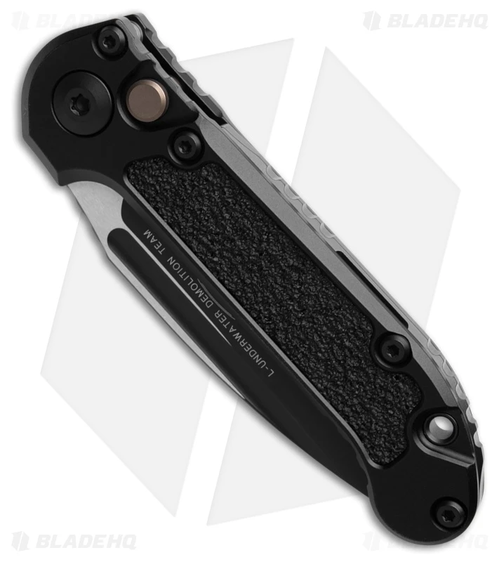 Microtech LUDT Gen III S/E Automatic Knife Black Al (3.5" Two-Tone) 1135-1 T 2 Microtech LUDT Gen III S/E Automatic Knife Black Al (3.5" Two-Tone) 1135-1 T - Image 2