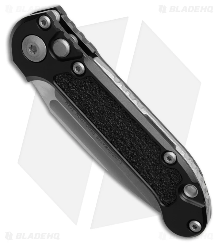 Microtech LUDT Gen III S/E Automatic Knife Black Al + 3M (3.5" Apocalyptic) 2 Microtech LUDT Gen III S/E Automatic Knife Black Al + 3M (3.5" Apocalyptic) - Image 2