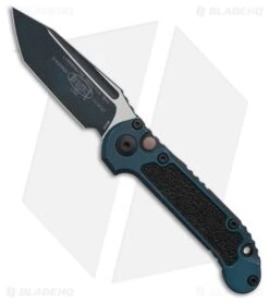Microtech LUDT Gen III T/E Automatic Knife Weathered Blue Aluminum (3.5" WBL)