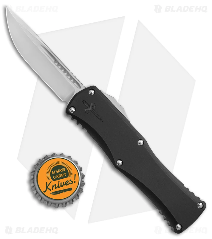 Marfione Customs Hera S/E OTF Knife Black (3" Two-Tone Diamondwash) 4 Marfione Customs Hera S/E OTF Knife Black (3" Two-Tone Diamondwash) - Image 4