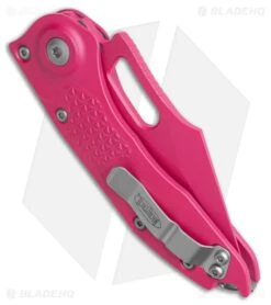 Microtech Stitch Automatic Knife Pink Cerakote (3.75" Pink) -Knife Craft Store Microtech Stitch Automatic Knife Pink Cerakote 3in Pink BHQ 221168 td side large