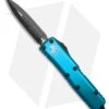 Microtech UTX-85 D/E OTF Automatic Knife Turquoise (3.1" Black) 232-1TQ