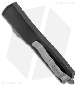 Microtech Ultratech S/E OTF Automatic Knife (3.4" Apocalyptic Serr) 121-11AP -Knife Craft Store Microtech Ultratech SE OTF Auto Black Apocalyptic Serr BHQ 52110 jr side large