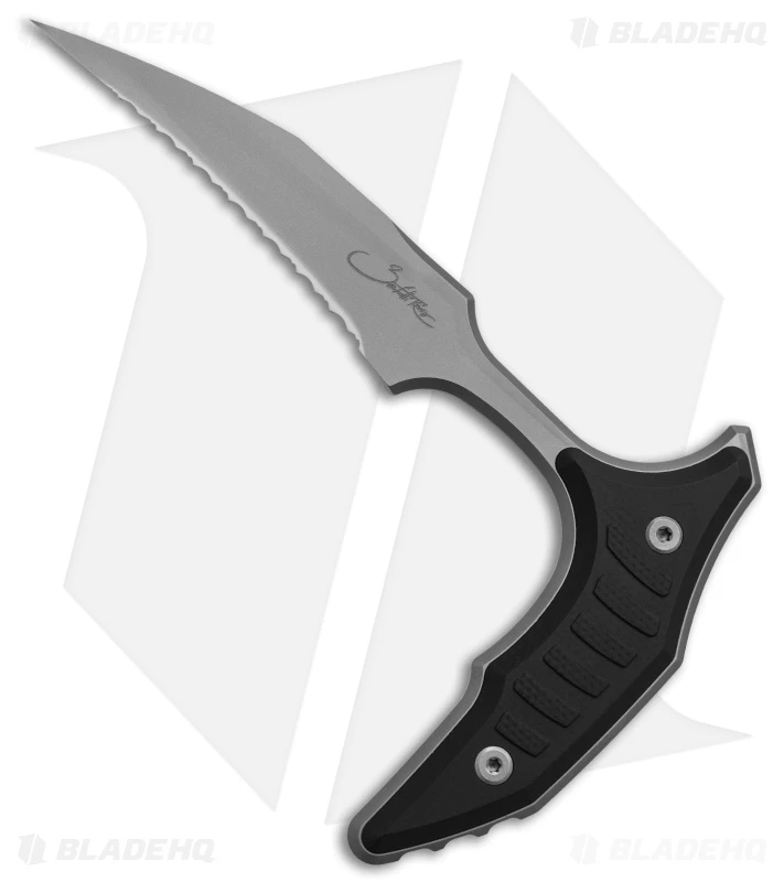Microtech Bastinelli Bee Wharncliffe Push Dagger Black G-10 (2.5" BB Full Serr) 2 Microtech Bastinelli Bee Wharncliffe Push Dagger Black G-10 (2.5" BB Full Serr) - Image 2