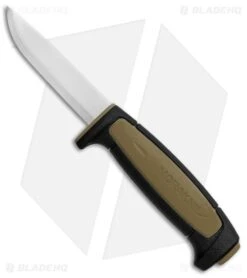 Morakniv Basic 511 Fixed Blade Knife Black/Tan (3.5" Satin)