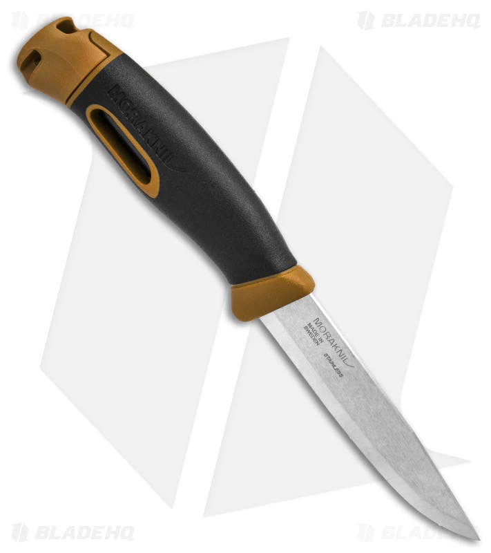 Morakniv Companion Spark Fixed Blade Knife Brown W/ Fire Starter (4" Satin) 2 Morakniv Companion Spark Fixed Blade Knife Brown W/ Fire Starter (4" Satin) - Image 2