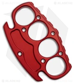 NCC Knives Grapnel Small Tread Knuckle - Red Aluminum