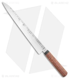 Nate Summers Custom Sujihiki Carving Knife Stabilized Mallee Wood (11.25" Satin)