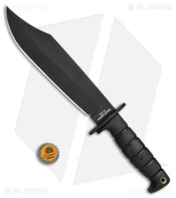 Ontario SPEC PLUS SP10 Marine Raider Bowie Knife (9.75" Black) 8684 -Knife Craft Store Ontario SPEC PLUS Sp10 Marine RAider Bowie Black 8684 BHQ 75485 jr bottlecap large