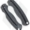 Flytanium Custom Black Linen Micarta Lotus Scales For Spyderco Paramilitary 2