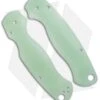 Flytanium Custom Natural Jade G-10 Lotus Scales For Spyderco Paramilitary 2