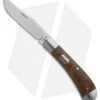 Pena Knives Custom Slip Joint Trapper Knife Genuine Rag Micarta(2.5" Satin)