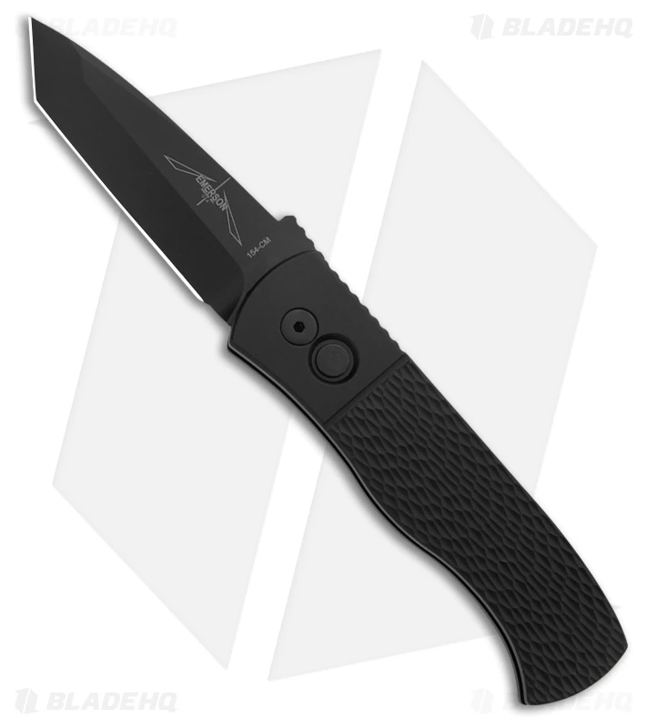 Pro-Tech Emerson CQC-7 Tanto Automatic Knife Black Textured Aluminum (3.25" DLC) 1 Pro-Tech Emerson CQC-7 Tanto Automatic Knife Black Textured Aluminum (3.25" DLC)
