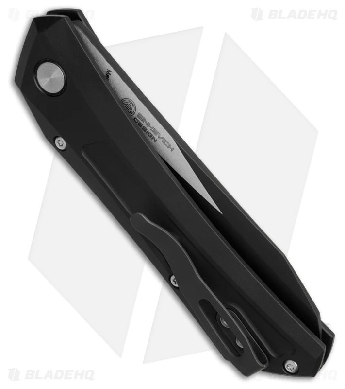 Pro-Tech Oligarch MagnaCut Sheepsfoot Automatic Knife Black Al (3.25" 2-Tone) 3 Pro-Tech Oligarch MagnaCut Sheepsfoot Automatic Knife Black Al (3.25" 2-Tone) - Image 3