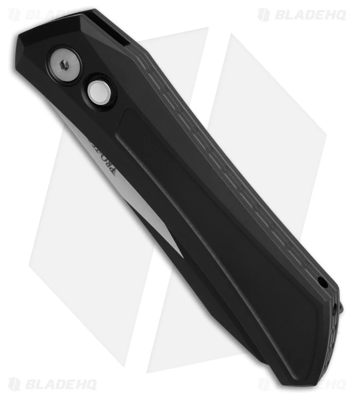Pro-Tech Oligarch MagnaCut Sheepsfoot Automatic Knife Black Al (3.25" 2-Tone) 2 Pro-Tech Oligarch MagnaCut Sheepsfoot Automatic Knife Black Al (3.25" 2-Tone) - Image 2