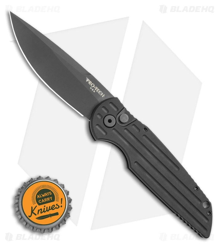 Pro-Tech TR-3 SWAT Tactical Response Automatic Knife Black Aluminum (3.5" Black) 4 Pro-Tech TR-3 SWAT Tactical Response Automatic Knife Black Aluminum (3.5" Black) - Image 4