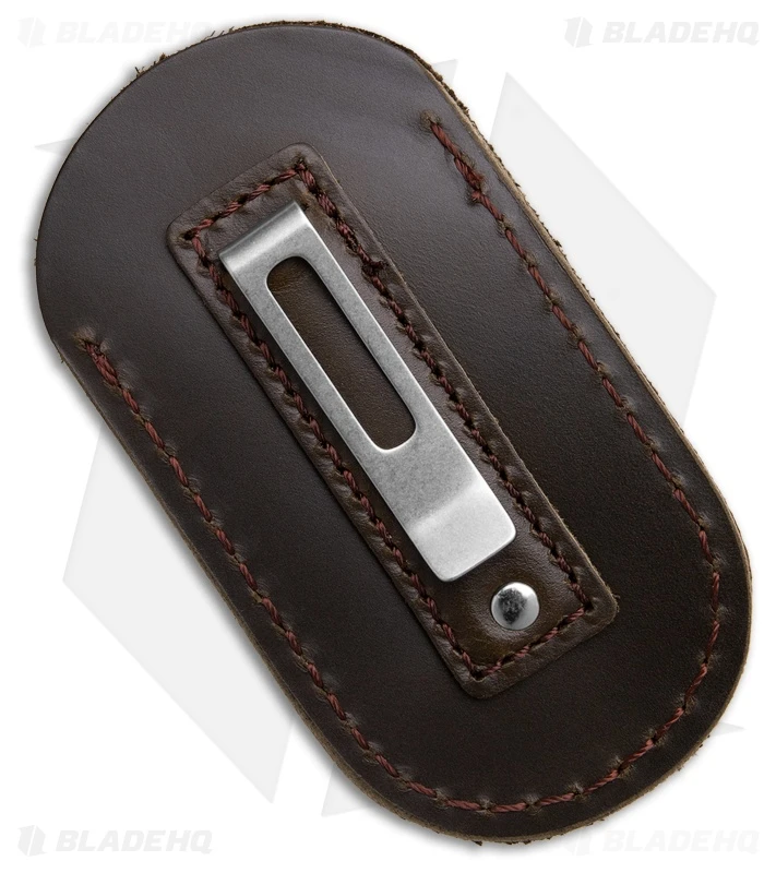 QSP Leather Pouch For Jumping Jack & Hedgehog - Dark Brown 2 QSP Leather Pouch For Jumping Jack & Hedgehog - Dark Brown - Image 2