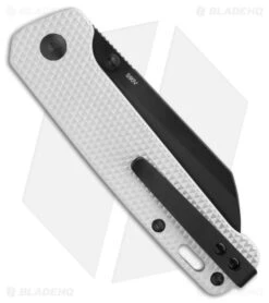 QSP Penguin Liner Lock Knife Blasted Diamond Aluminum (3" Black S90V) -Knife Craft Store QSP Penguin Liner Lock Knife Blasted Diamond Aluminum Black S90V BHQ 202082 kr side large