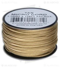 Atwood Rope MFG Micro Cord 125' Tan